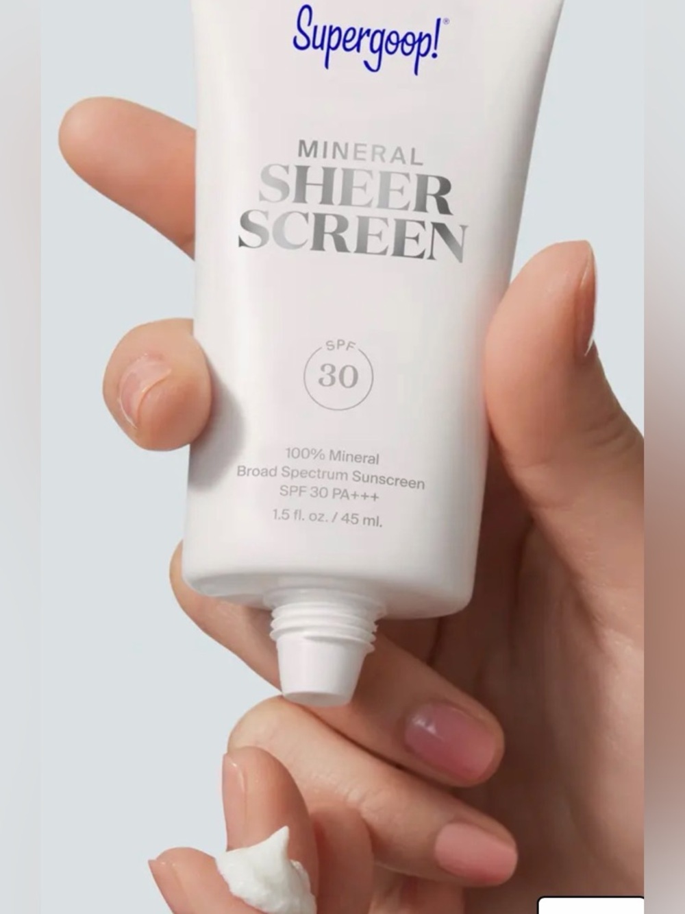 Supergoop! Mineral Sheer Screen SPF 30 - White